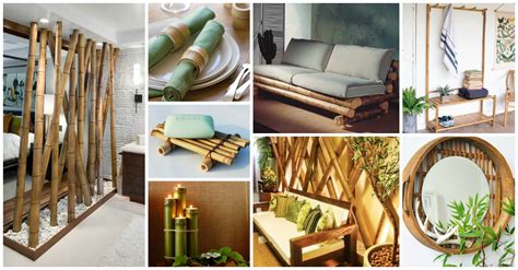 13+ Fantásticas Decoraciones de Bambú para Tu Hogar