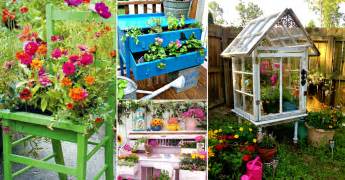 13 Ideas Geniales para Reciclar Muebles Para Hogar Y Jardín