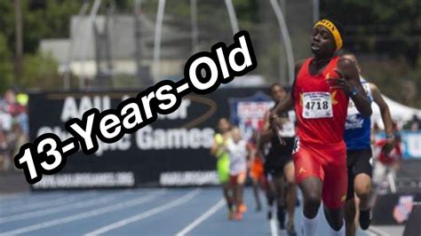 13 Year Old 47s 400m WORLD RECORD!   YouTube
