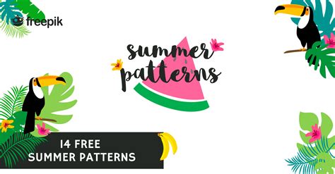 14 FREE Summer Patterns