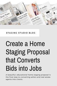 14 How to Create a Home Staging Quote & Proposal ideas | home staging ...