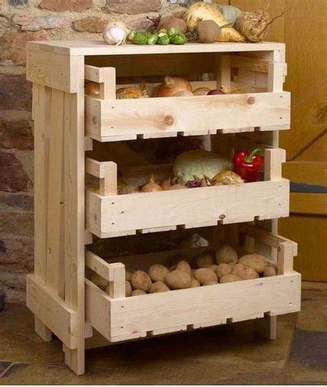 14 ideas para organizar frutas y verduras, ideas con madera   GeoCax ...