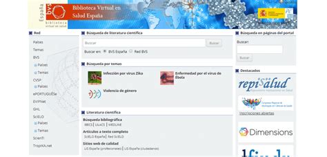 15 bibliotecas virtuales especializadas en salud en España