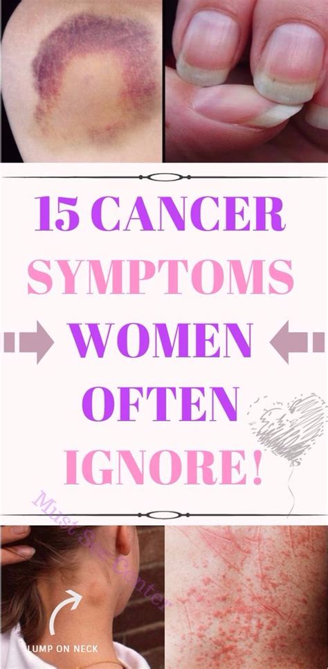 15 Cancer Symptoms Women Often Ignore! | HEALTHYLIFE