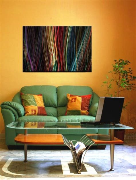 15 Solid Color Living Rooms with Wall Paintings   Rilane