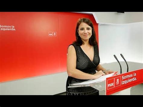 16.08.2017 Rueda de prensa de Adriana Lastra   YouTube