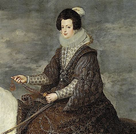 1628 1635 Isabel de Borbón, a caballo by Diego Rodríguez de Silva y ...