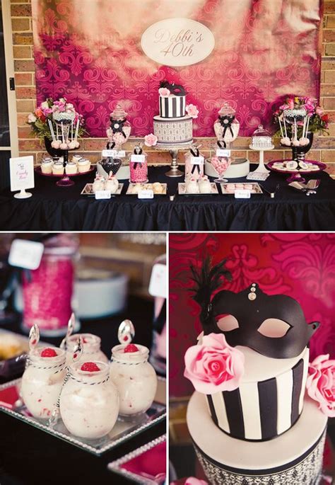 18 Chic 40th Birthday Party Ideas For Women   Shelterness