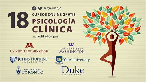 18 cursos online gratis de Psicología Clínica | Oye Juanjo!