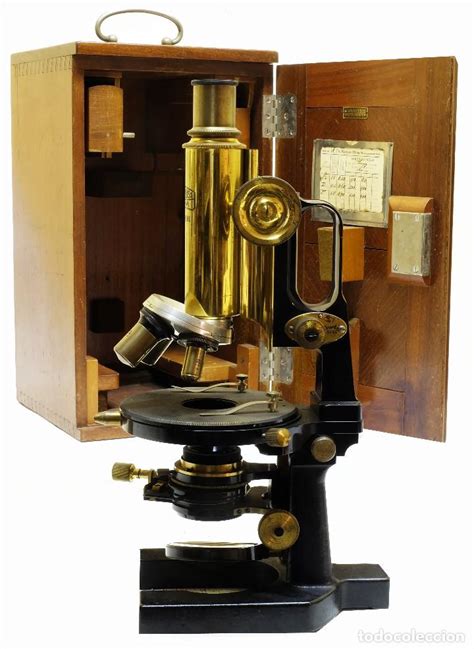 1890   impresionante microscopio de carl zeiss   Comprar ...