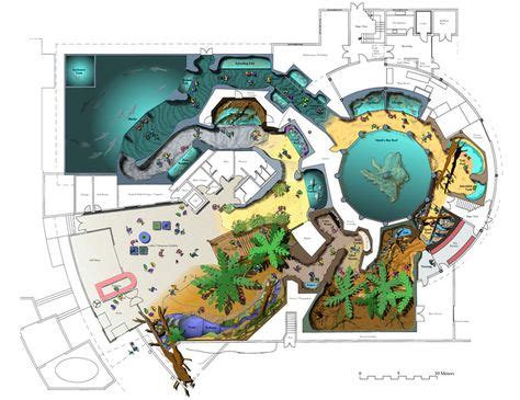 18개의 Plan_Aquarium 아이디어 | 아쿠아리움, 전시관, 건축