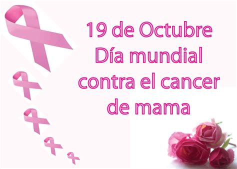 19 de octubre, Día Mundial Contra el Cáncer de Mama ...