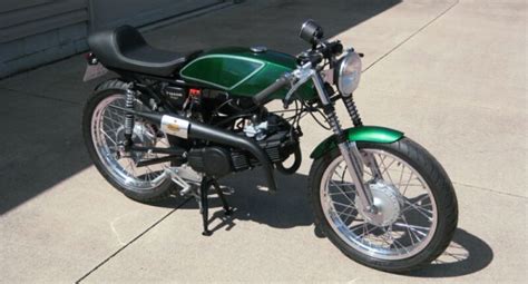 1969 Suzuki 125cc Twin Cafe Racer Clip Ons Rear Sets ...