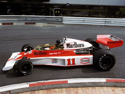 1976 McLaren M23D  J. Hunt/J.Mass  | James hunt, Mclaren, Monaco grand prix