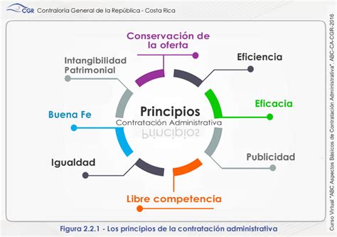 2.2.1. Los Principios de la Contratación Administrativa