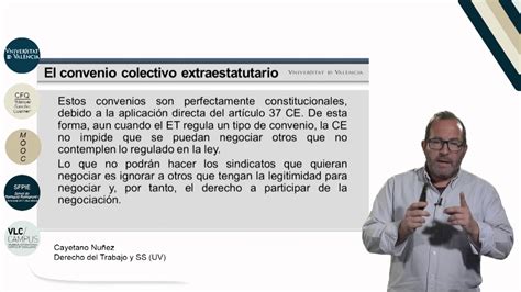 2.6 El convenio colectivo extraestatutario   YouTube