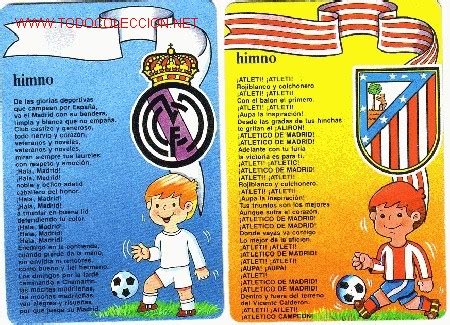 2 calendarios ** himno real madrid y atletico   Comprar ...