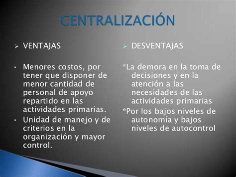 2. centralización y descentralización