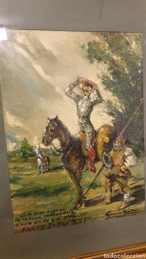 2 cuadros sobre el quijote de 63 x 51 cm con ma   Comprar Pintura al ...