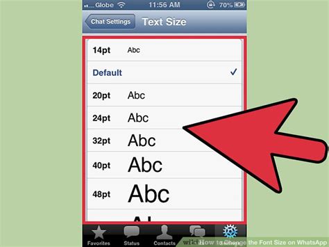 2 Easy Ways to Change the Font Size on WhatsApp   wikiHow