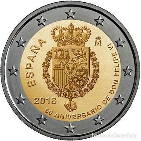 2 euros españa 2018  novedad: 50 aniversario. f   Vendido en Venta ...