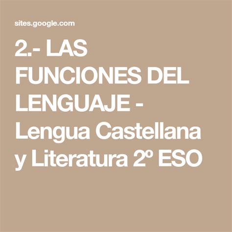 2.  LAS FUNCIONES DEL LENGUAJE   Lengua Castellana y ...