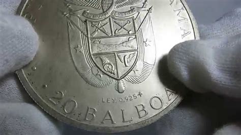 20 Balboas 1974 Panama Simon Bolivar Silver Coin   YouTube