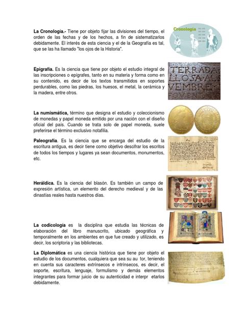 20 Ciencias Auxiliares de La Historia | Epigrafía | Ciencia