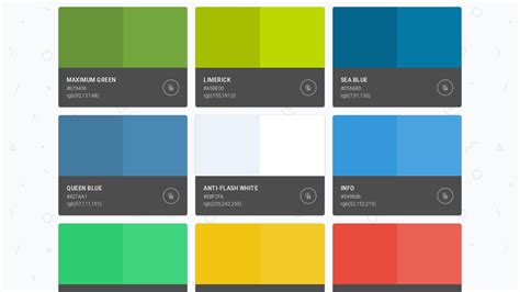 20 CSS Color Palettes