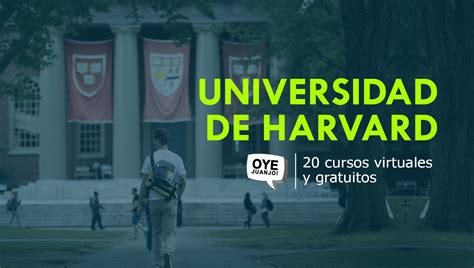 20 cursos online gratuitos de Harvard para realizar desde casa | Oye ...