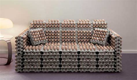 20 De los sofás más creativos y originales que verás | Cajas de huevo ...