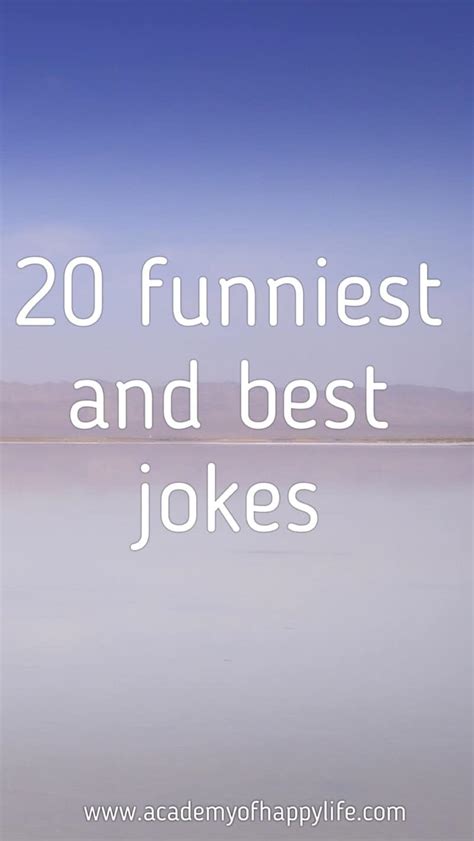 20 funniest and best jokes!   Academy of happy life