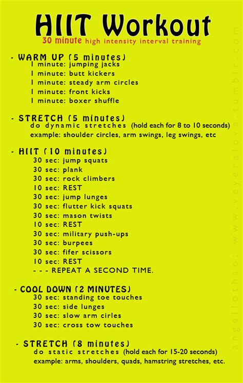 20 HIIT Weight Loss Workouts That Will Shrink Belly Fat ...