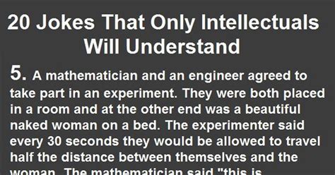 20 Hilarious Jokes That Only Intellectuals Will Understand ...
