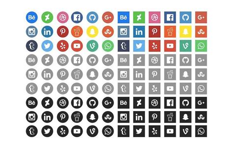 20 iconos de redes sociales gratis para descargar   CSSBlog ES