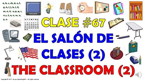 20 Objetos En Ingles De Un Salon De Clases   Variaciones Clase