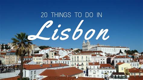 20 things to do in Lisbon Travel Guide YouTube