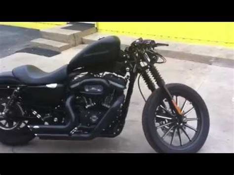 2011 Harley Iron 883/1200 Cafe Racer   YouTube