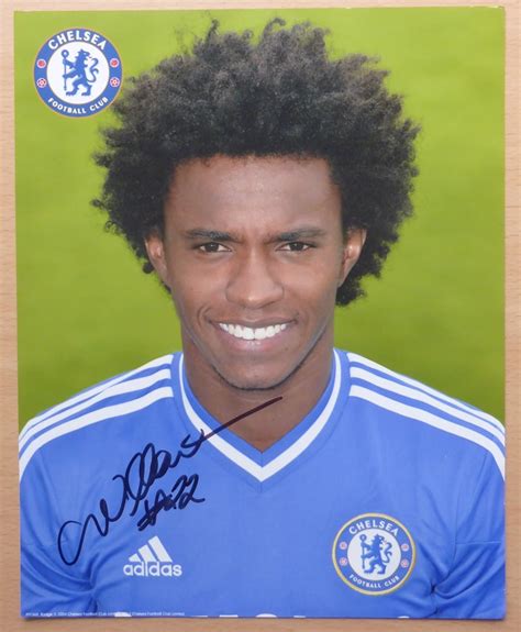 2013 14 Willian Signed Chelsea 10×8 Photograph  12209 ...
