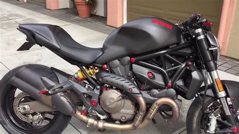 2015 Ducati Monster 821 Carbon Fiber   YouTube