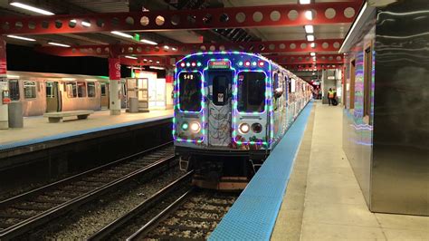 2017 CTA Holiday Train Departs Midway   YouTube