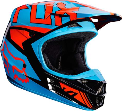 2017 Fox Racing V1 Falcon Helmet   MX Motocross Off Road ...