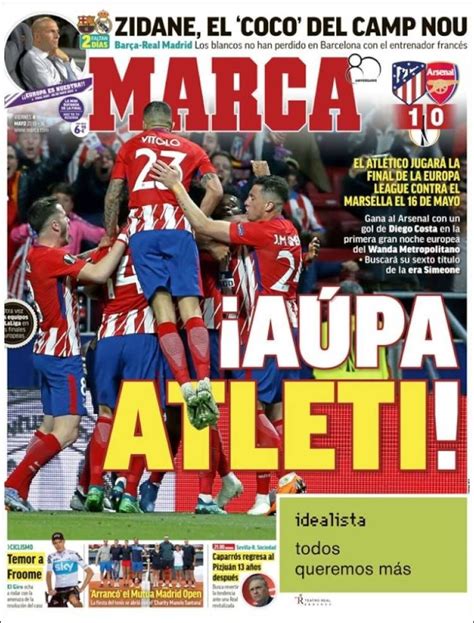 2018 05 04 Portada de Marca  España  | Atletico de madrid ...