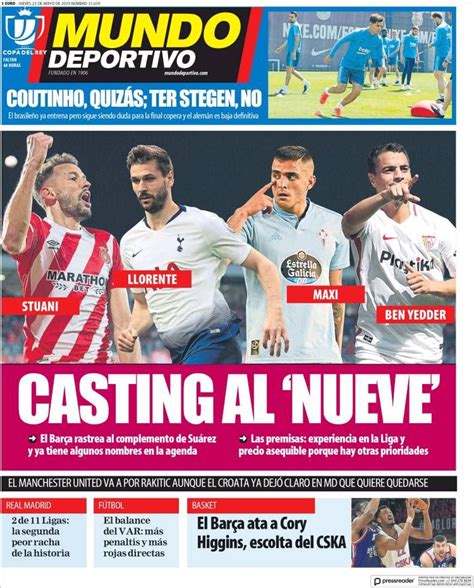 2019 05 23 Periódico El Mundo Deportivo  España ...