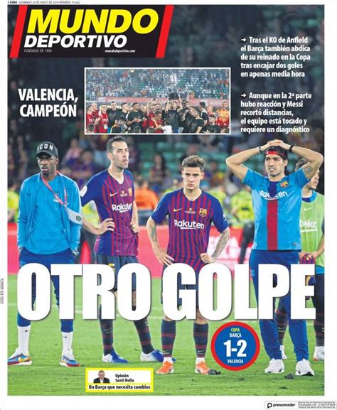 2019 05 26 Periódico El Mundo Deportivo  España ...