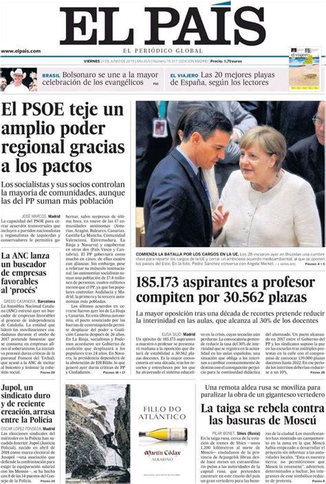 2019 06 21 Periódico El País España . Periódicos de ...
