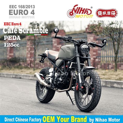 2019 Eec Cafe Racer Euro4 125cc Coc Scramble Motorbike ...