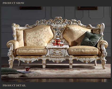 2019 Rococo Style Classic Living Room Furniture European ...