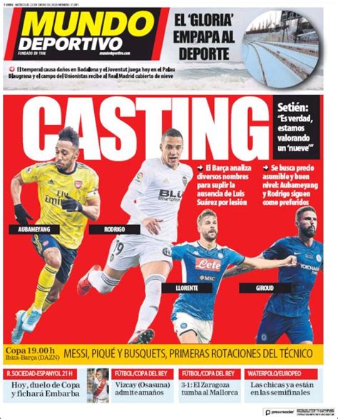 2020 01 22 Periódico El Mundo Deportivo  España ...