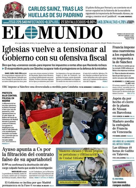 2020 05 15 Periódico El Mundo  España . Periódicos de ...